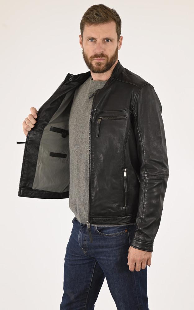 La Canadienne Blouson Agneau Noir