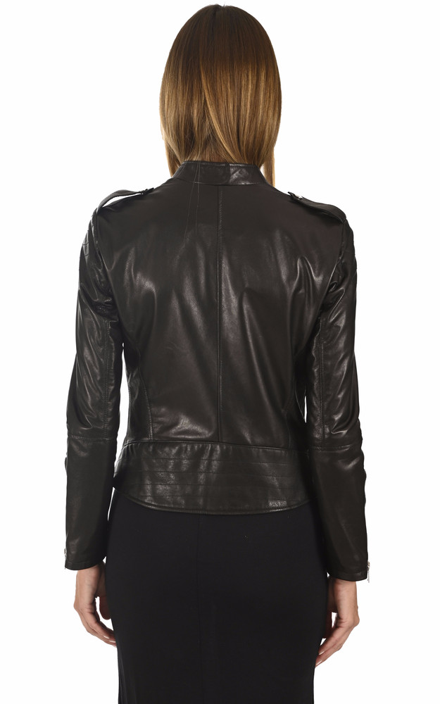 La Canadienne Blouson Agneau Noir
