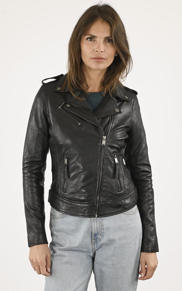 la canadienne Blouson agneau noir
