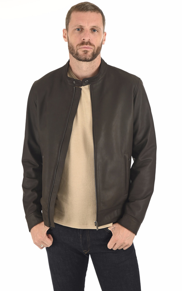 la canadienne Blouson agneau nubuck