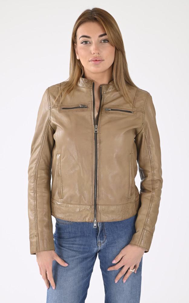 la canadienne Blouson agneau Ritz marron clair