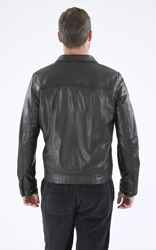 La Canadienne Blouson Agneau Tyson Marron