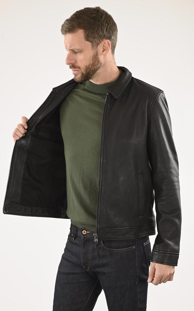 La Canadienne Blouson Agneau Tyson Noir