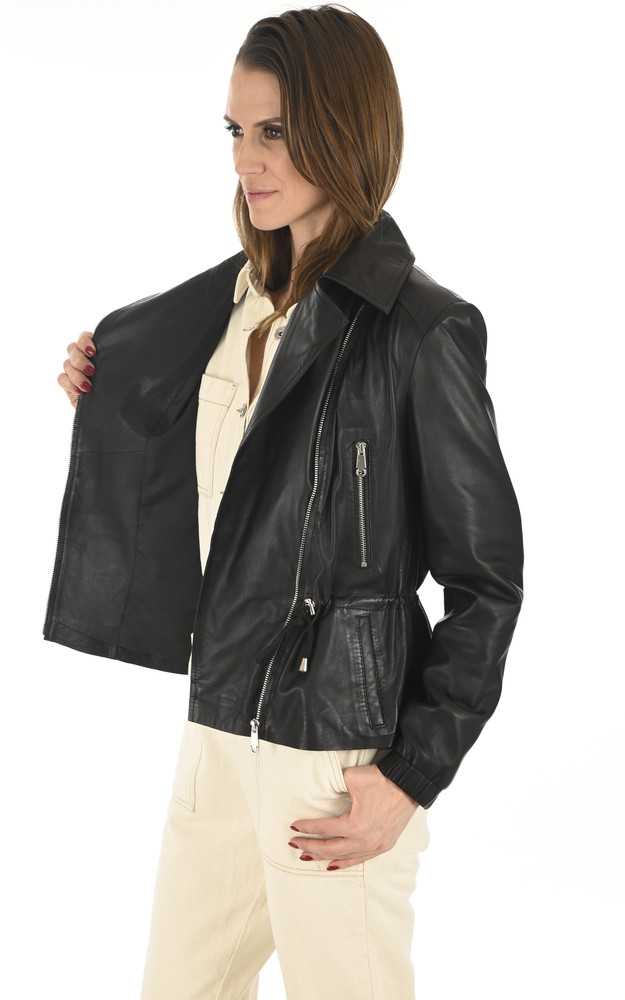 La Canadienne Blouson Ajustable Cuir Agneau