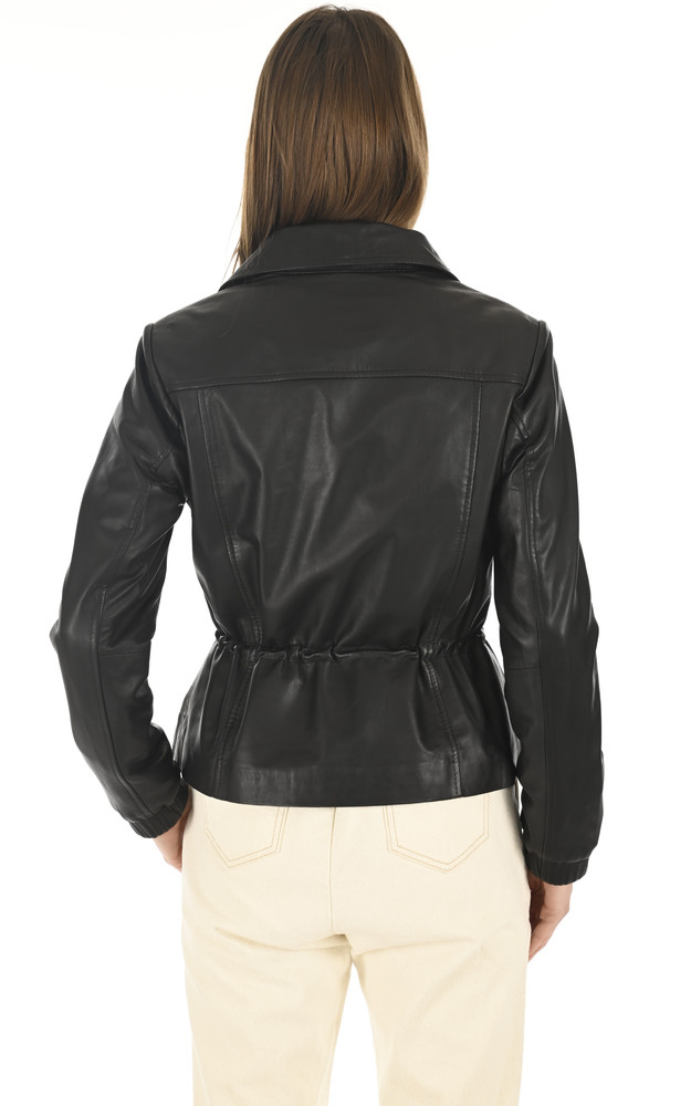 La Canadienne Blouson Ajustable Cuir Agneau
