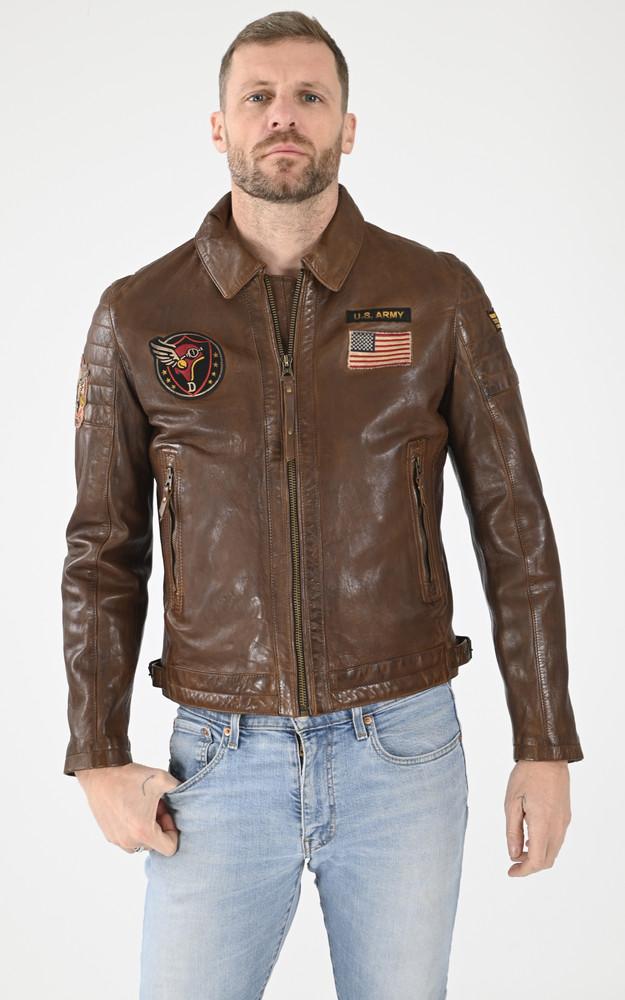 La Canadienne Blouson Aviateur Duluth Dark Cognac