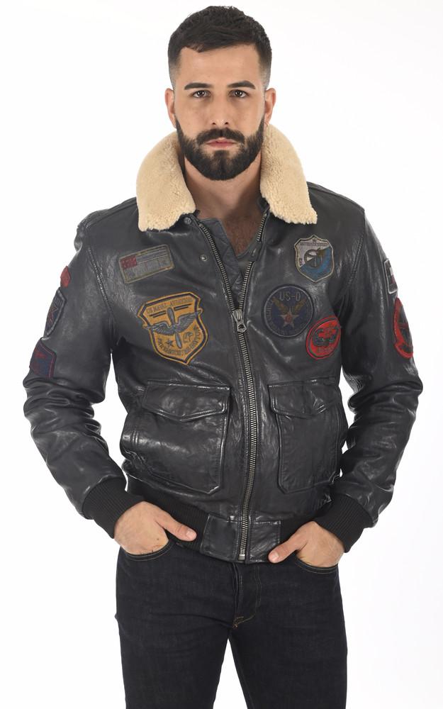 La Canadienne Blouson Aviateur Mythic Marine