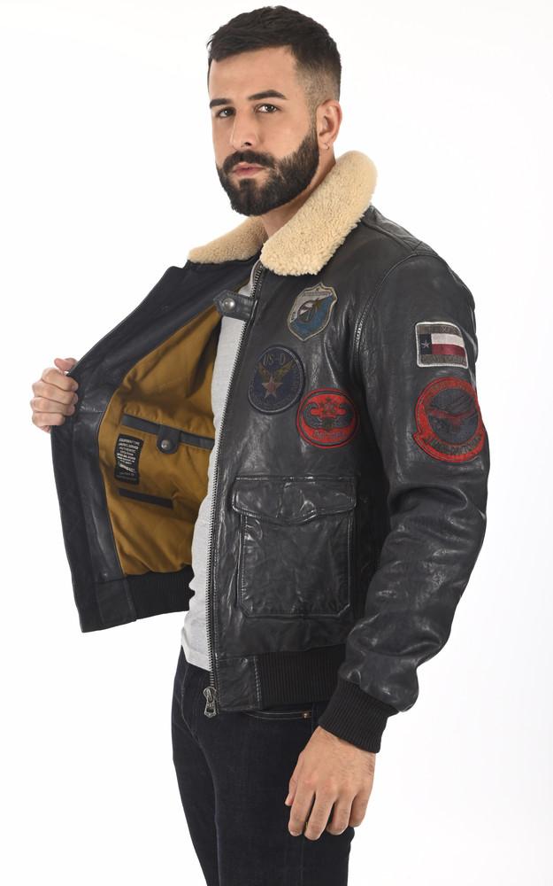La Canadienne Blouson Aviateur Mythic Marine