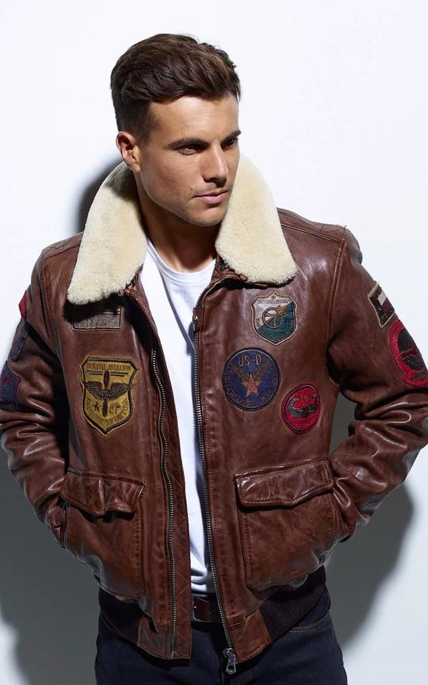 La Canadienne Blouson Aviateur Mythic Marron