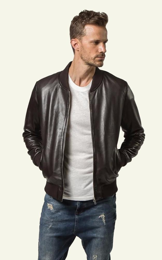 La Canadienne Blouson Bonbon Marron