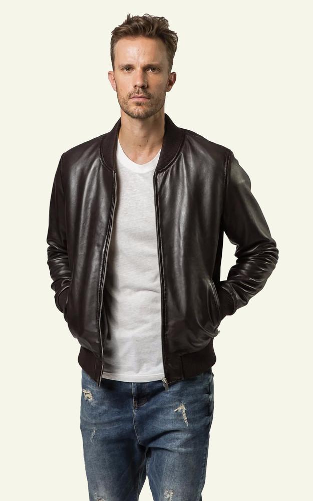 La Canadienne Blouson Bonbon Marron