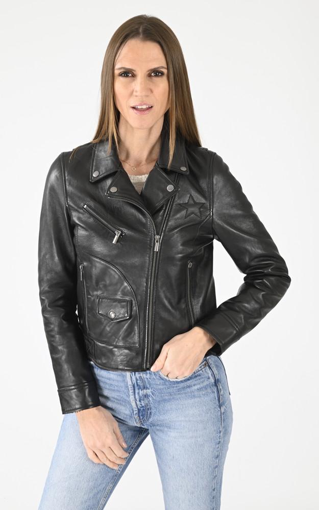 La Canadienne Blouson Cannon Agneau Noir