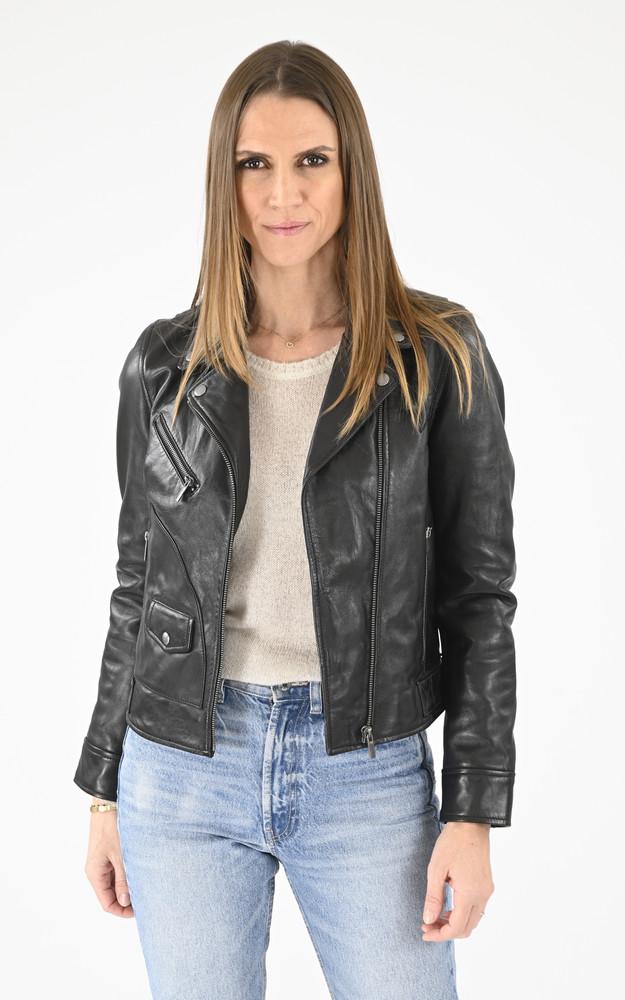 la canadienne Blouson Cannon agneau noir
