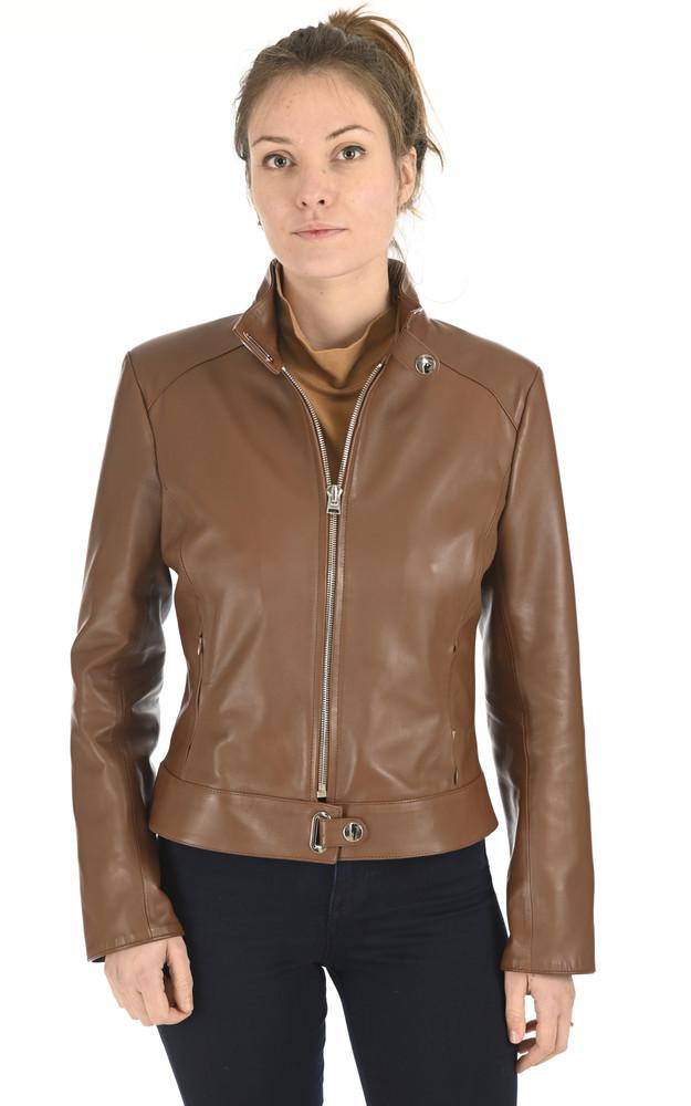la canadienne Blouson chic agneau camel