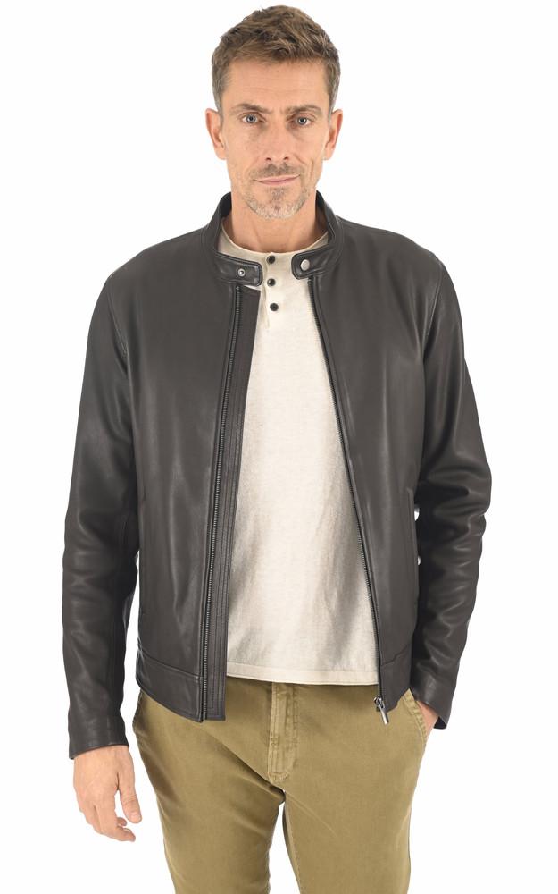 La Canadienne Blouson Chic Agneau Noir