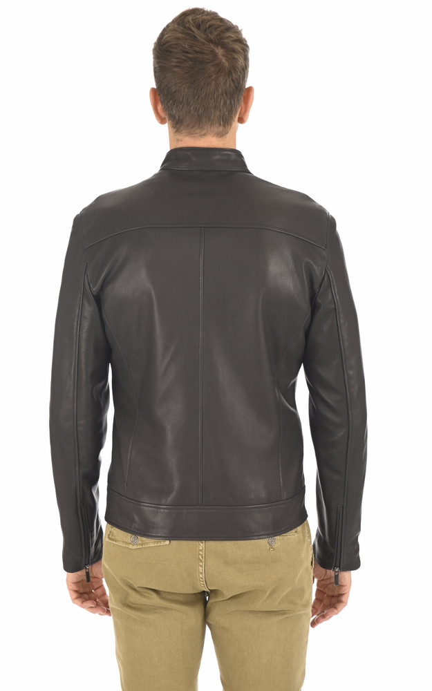 La Canadienne Blouson Chic Agneau Noir