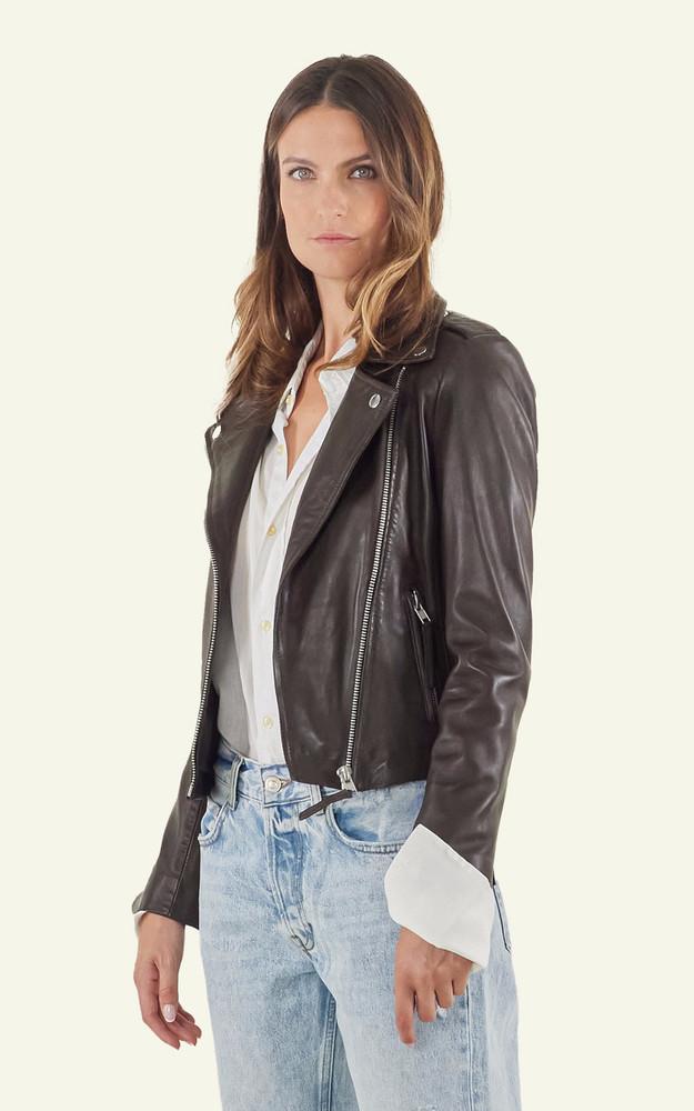 La Canadienne Blouson City Girl Marron