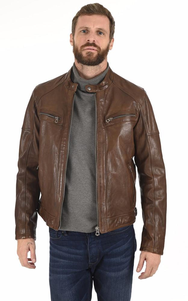 La Canadienne Blouson Collins Cognac
