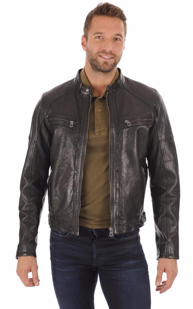 La Canadienne Blouson Collins Cuir Agneau