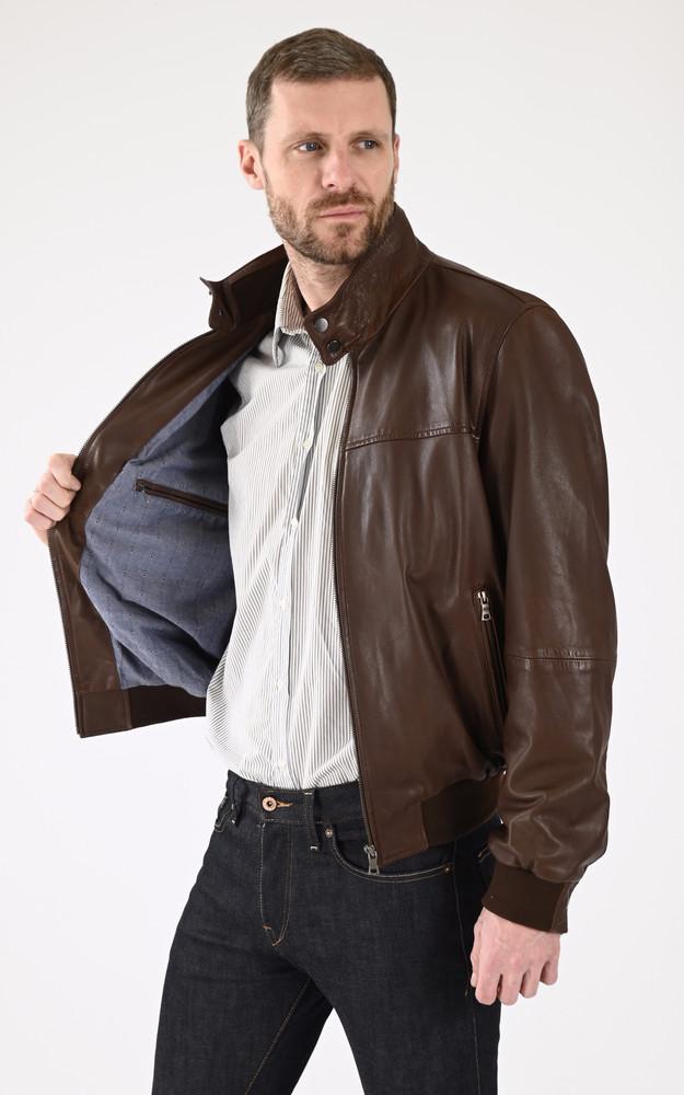 La Canadienne Blouson Confort Agneau Marron
