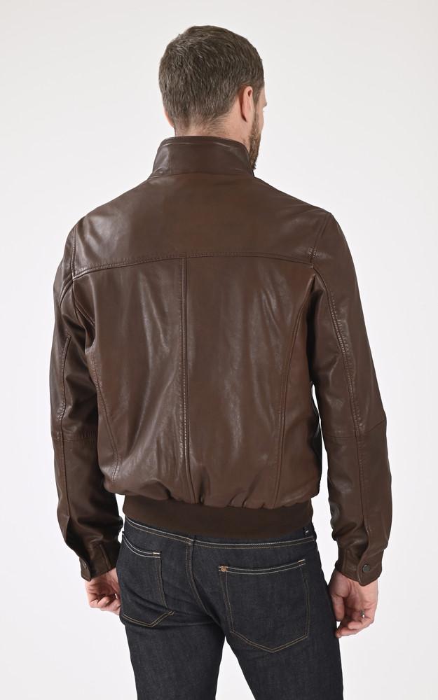La Canadienne Blouson Confort Agneau Marron