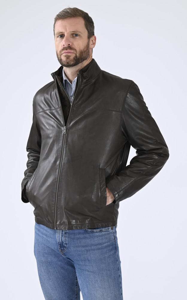 la canadienne Blouson confort agneau marron