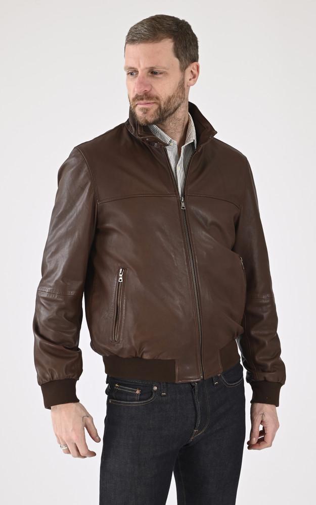 la canadienne Blouson confort agneau marron