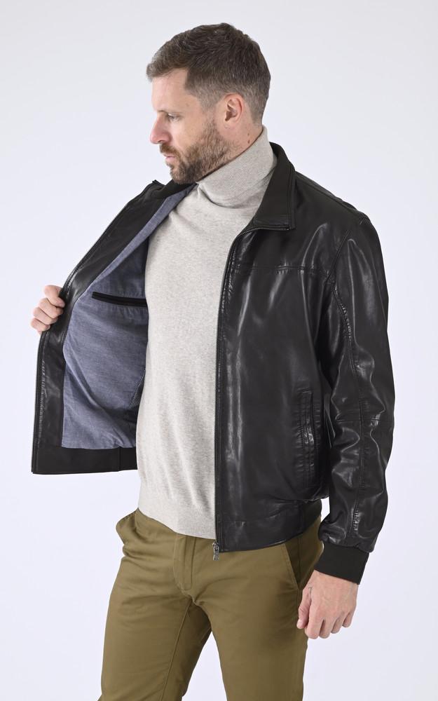 La Canadienne Blouson Confort Agneau Souple Marron