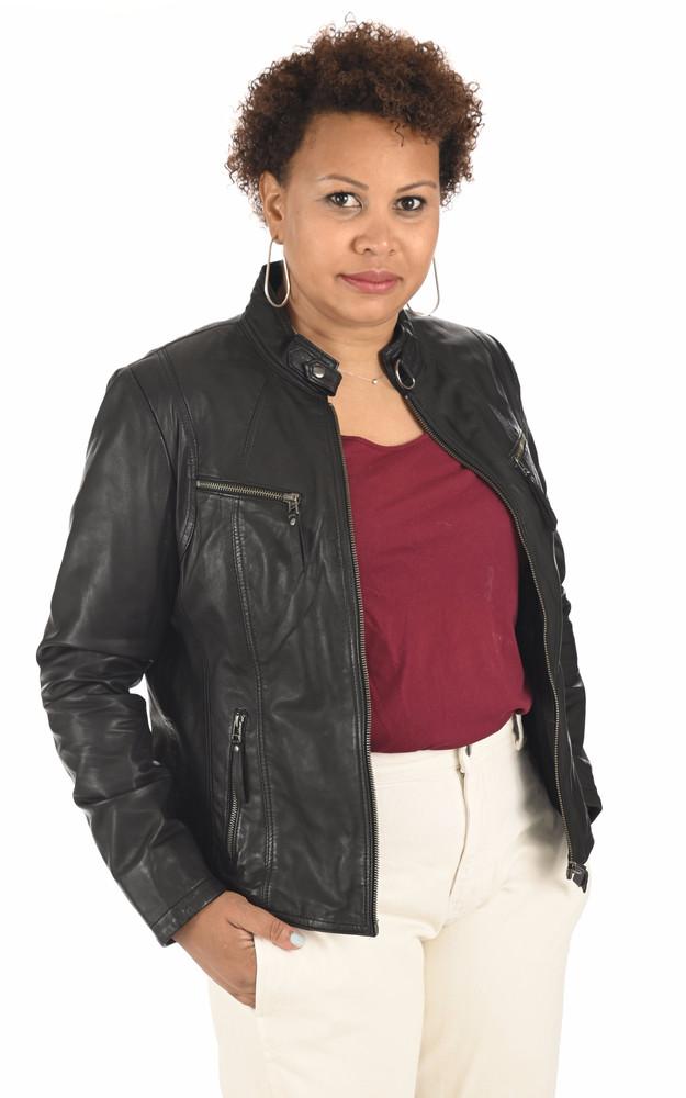 La Canadienne Blouson Confort Cuir Noir