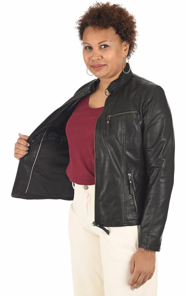 La Canadienne Blouson Confort Cuir Noir