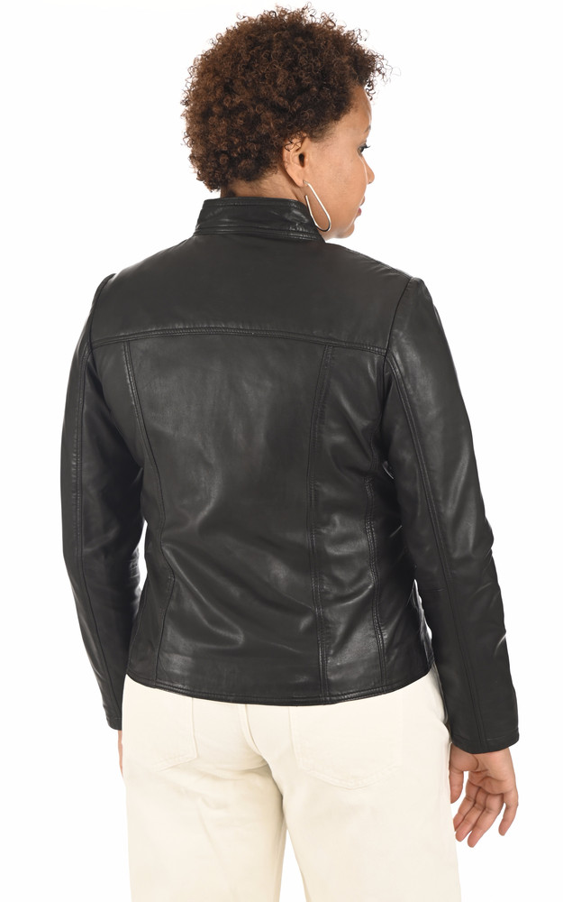 La Canadienne Blouson Confort Cuir Noir