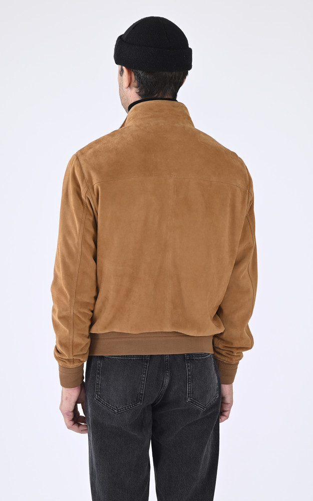 La Canadienne Blouson Confort Velours Joel Cognac