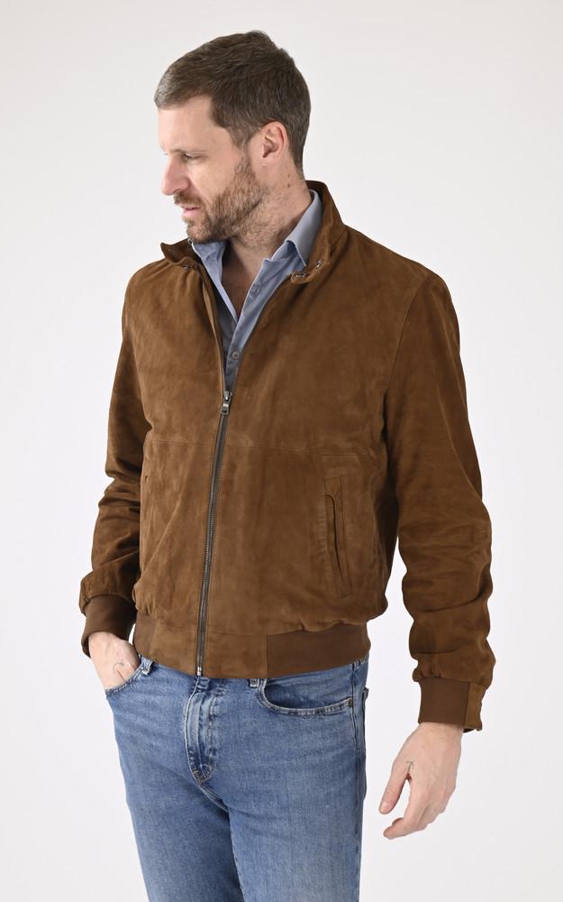 la canadienne Blouson confort velours marron