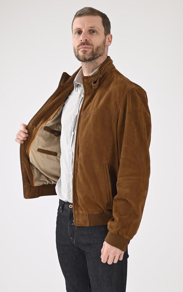 La Canadienne Blouson Confort Velours Tabac