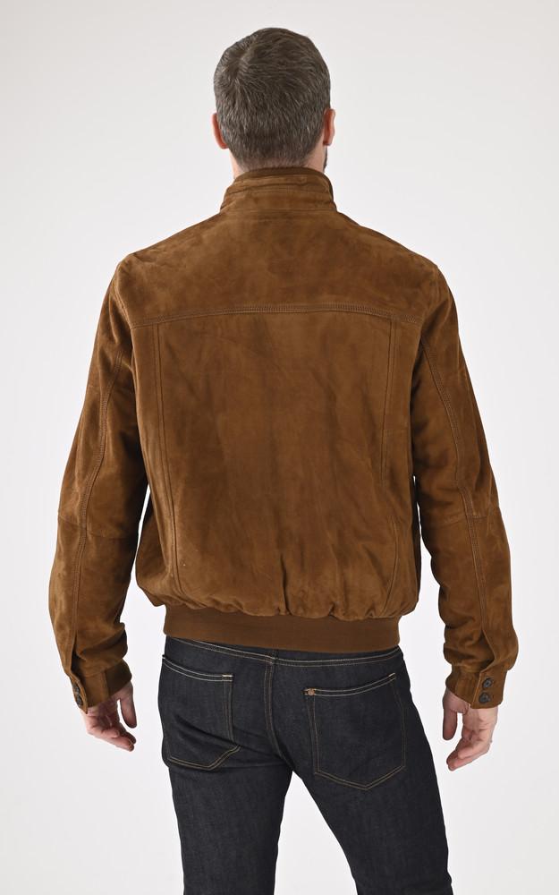 La Canadienne Blouson Confort Velours Tabac