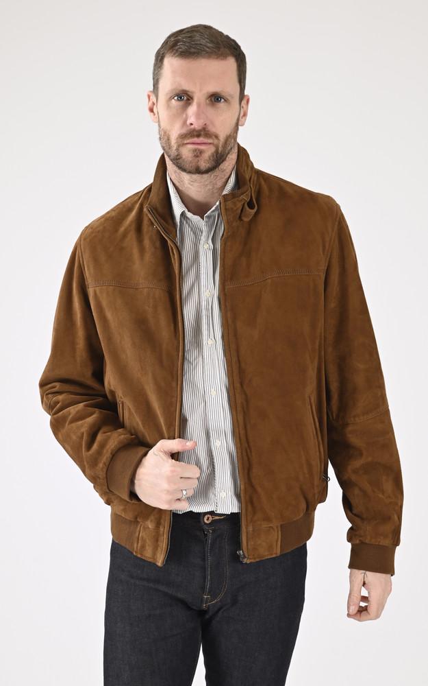 la canadienne Blouson confort velours tabac