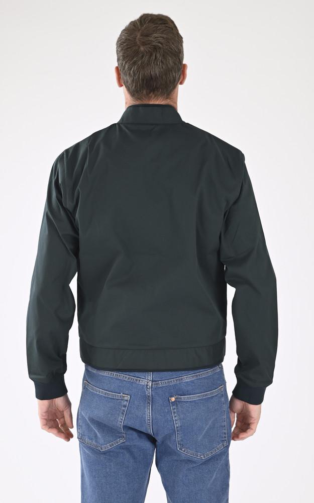 La Canadienne Blouson Coton Zippé Vert
