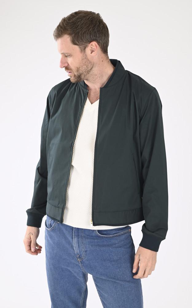 la canadienne Blouson coton zippé vert