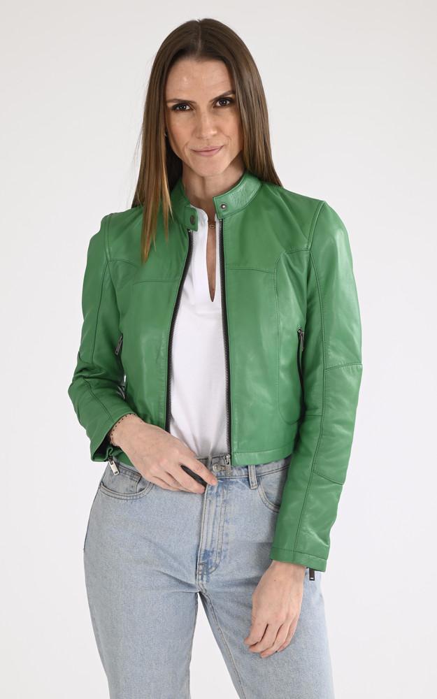 La Canadienne Blouson Court Lola Vert
