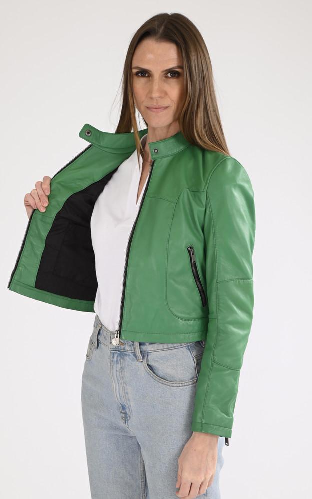 La Canadienne Blouson Court Lola Vert