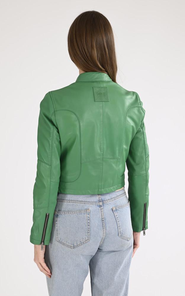 La Canadienne Blouson Court Lola Vert
