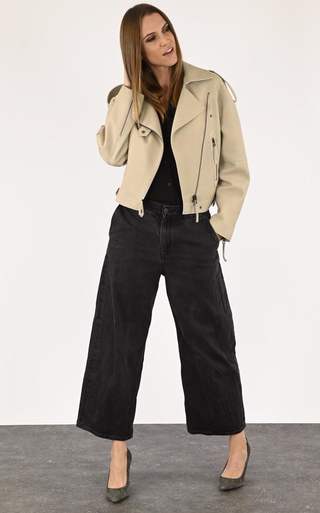 La Canadienne Blouson Couture Agneau Beige