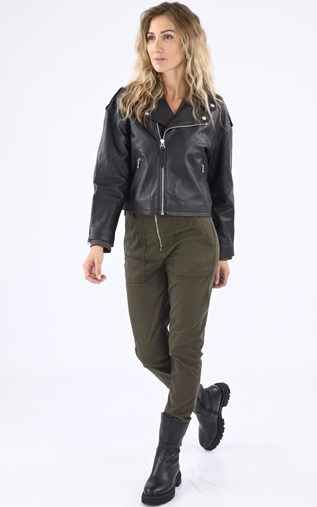 La Canadienne Blouson Crop Lcwamber Noir