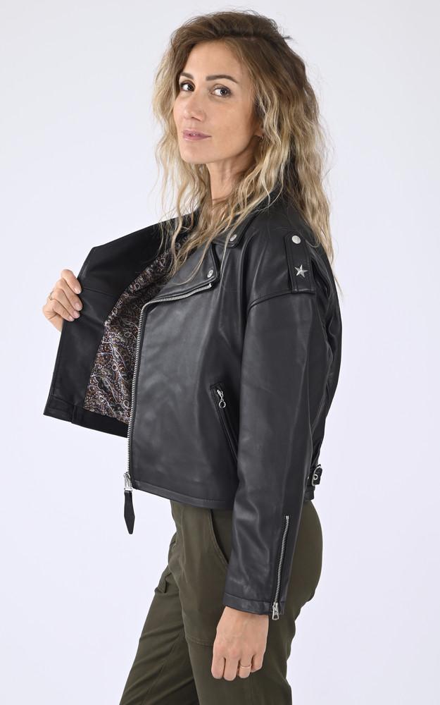 La Canadienne Blouson Crop Lcwamber Noir