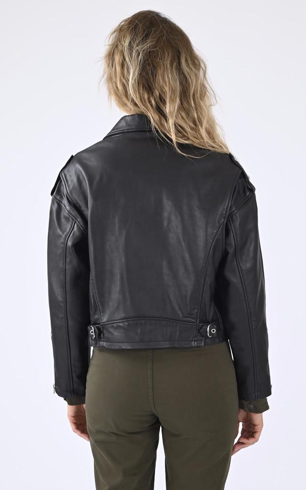 La Canadienne Blouson Crop Lcwamber Noir