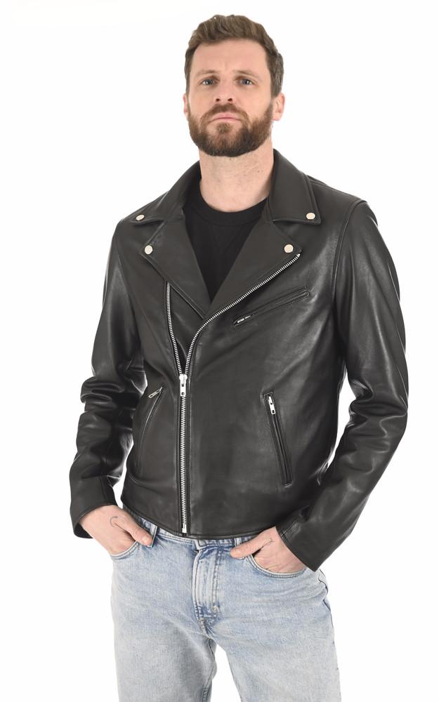 La Canadienne Blouson Cuir Agneau Noir