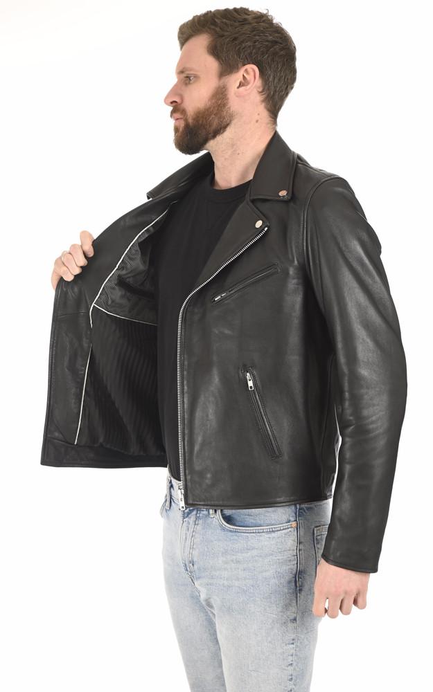 La Canadienne Blouson Cuir Agneau Noir
