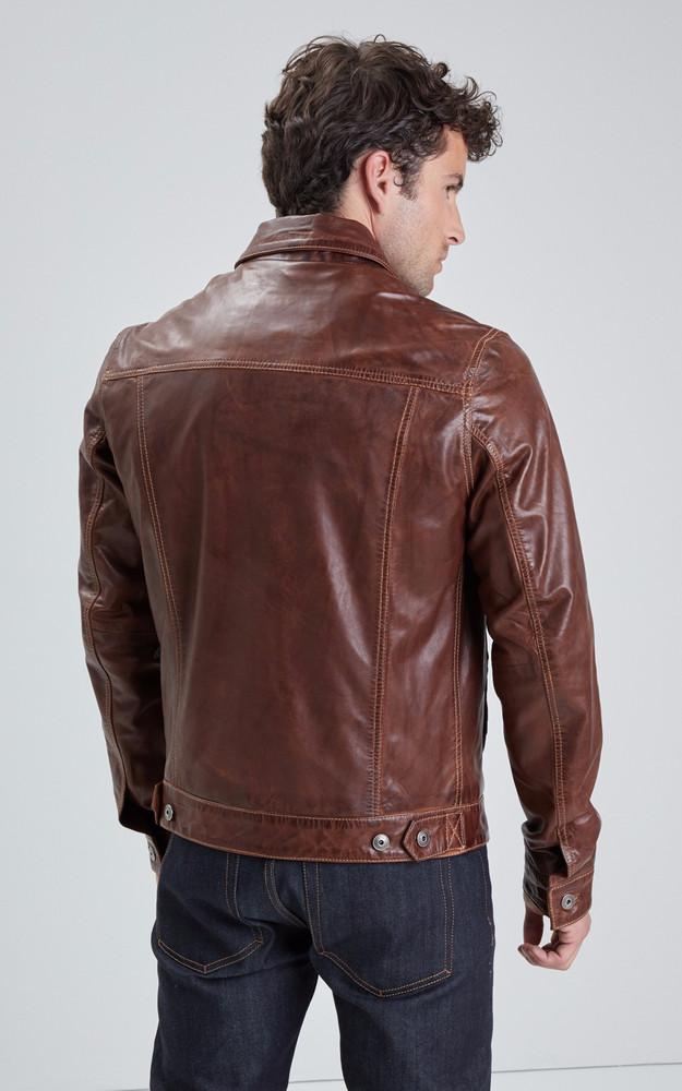 La Canadienne Blouson Cuir Baker Marron