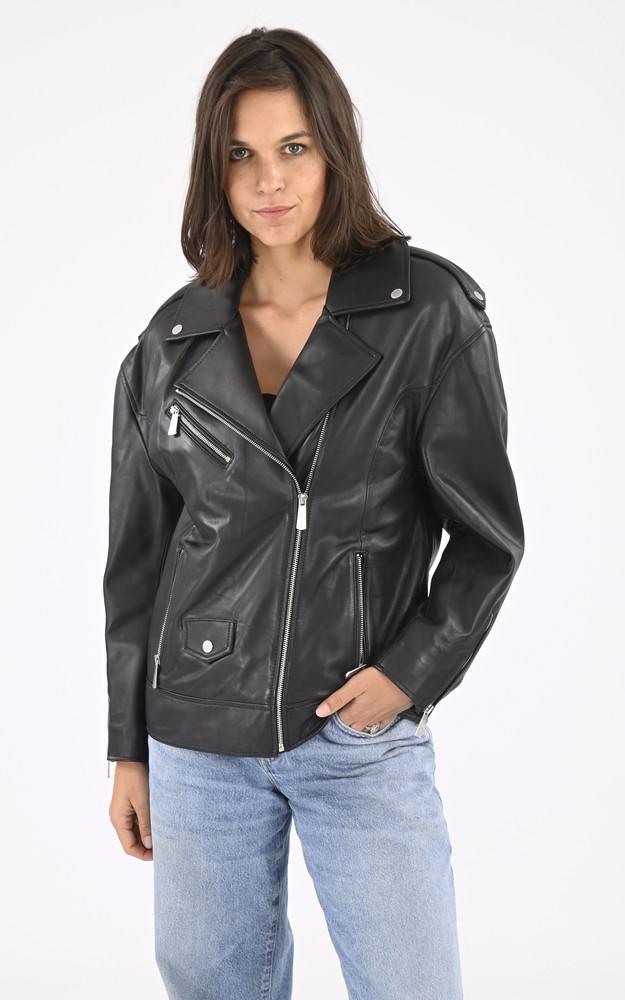 La Canadienne Blouson Cuir Confort Drew Noir