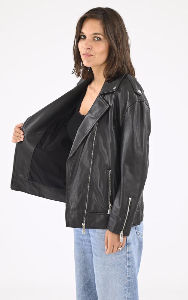 La Canadienne Blouson Cuir Confort Drew Noir